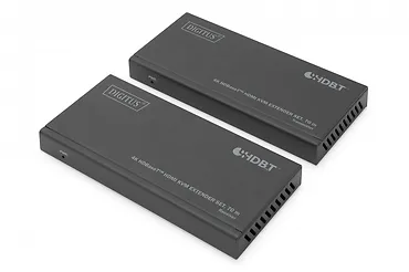 Digitus Przedłużacz/Extender KVM HDMI+USB HDBaseT 70m 4K30Hz HDCP 2.2 PoC (Power over Cable) audio IR zestaw