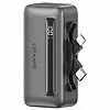 USAMS Powerbank 4500mAh 20W USB-C/Lightning Fast Charge szary