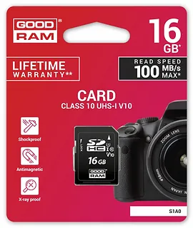 GOODRAM Karta SD 16GB Class 10 UHS I