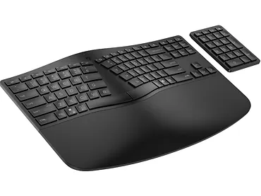 Klawiatura ergonomiczna bezprzewodowa + numeryczna HP 960 (7E755AA)