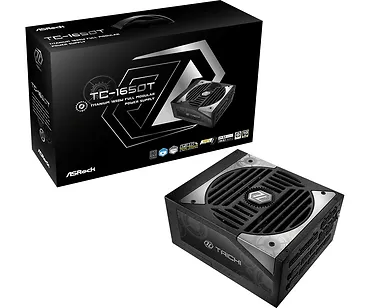 ASRock Zasilacz TC-1650T 1650W 80PLUS TITANUM modularny