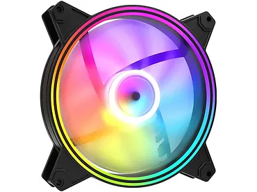 Wentylator VOLCANO APEX 140 ARGB 140x140x25 Czarny
