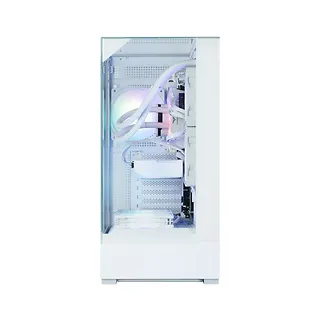 Zalman Obudowa P40 Prism Mid-Tower szkło hartowane biała