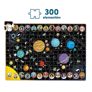 CzuCzu Puzzle Odkrywcy - Układ słoneczny 300 elementów