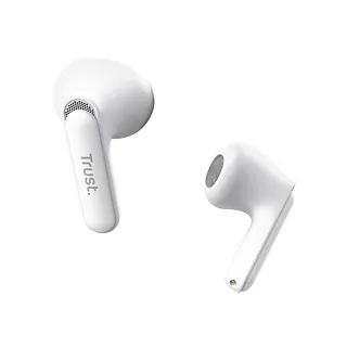 Trust Słuchawki earbuds Yavi Bluetooth ENC białe
