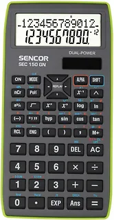 Sencor Kalkulator szkolno - naukowy SEC 150 GN  12+10 cyfrowy wys. LCD