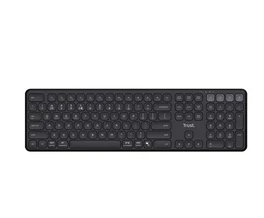 Trust Klawiatura bezprzewodowa Vaiya Multi Black US