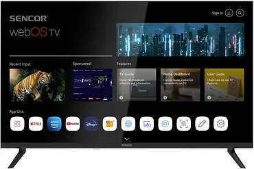 Sencor Telewizor 32 cale Smart webOS LG SLE 32S803B DVB-T/T2/C/S/S2 BT5