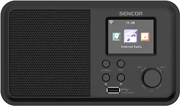 Sencor Radio Internetowe Moc 4W, WiFi,FM,DAB+,USB,Wys LCD
