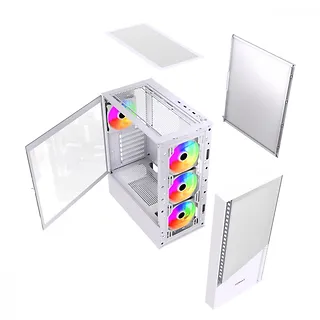 Gembird Obudowa Midi Tower Fornax 4300 ATX Biała