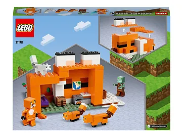 Lego Minecraft 21178 - Siedlisko lisów