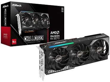 Karta graficzna ASRock Radeon RX 9070 Challenger 16GB
