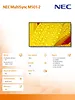 NEC Monitor wielkoformatowy MultiSync M501-2 50 cali UHD 500cd/m2 24/7