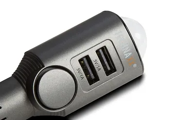 Technaxx Deutschland GmbH & Co. KG Alarm samochodowy z ładowarką USB 2 porty TX-100