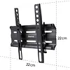 Hama Uchwyt LCD/LED 200x200 motion 48 cali