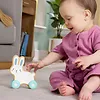 Fisher Price Drewniany króliczek na kółkach