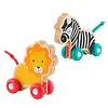Fisher Price Wood Drewniane zwierzątka do pchania