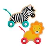 Fisher Price Wood Drewniane zwierzątka do pchania