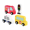 Fisher Price Samochody drewniane zestaw