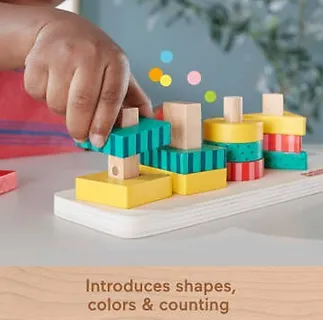 Fisher Price Wood Drewniany sorter kształtów