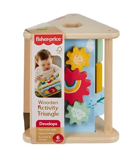 Fisher Price Wood Drewniany aktywny trójkąt
