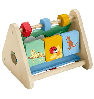 Fisher Price Wood Drewniany aktywny trójkąt