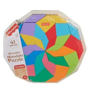 Fisher Price Wood Mandala Układanka Puzzle