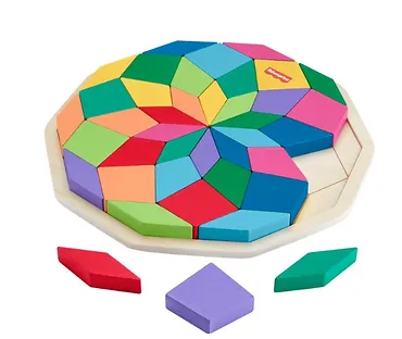 Fisher Price Wood Mandala Układanka Puzzle