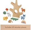 Fisher Price Wooden Drewniane drzewko zestaw klocków