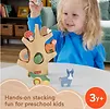 Fisher Price Wooden Drewniane drzewko zestaw klocków
