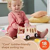 Fisher Price Wooden Ciężarowka z lodami sorter kształty