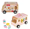 Fisher Price Wooden Ciężarowka z lodami sorter kształty