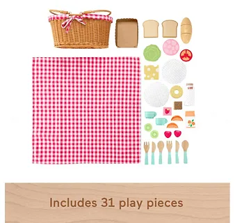 Fisher Price Wooden Koszyk piknikowy
