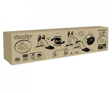 Smoby Zjeżdżalnia Megagliss 2 w 1