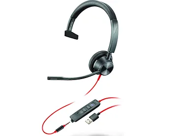 Zestaw słuchawkowy HP Poly Blackwire 3320 USB-A