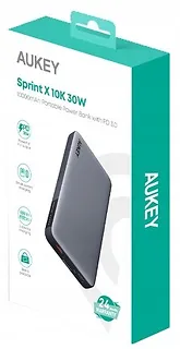 AUKEY Power Bank PB-Y41 | 10000mAh | 30W | 2xUSB | PD 3.0 QC 3.0 LED