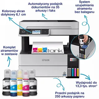 Epson Urządzenie wielofunkcyjne EcoTank L6499 A4/4-in-1/3.3pl/37ppm/ADF35/PCL+PS