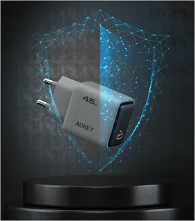 AUKEY Ładowarka sieciowa PA-C2 1xUSB-C PD 45W 4A QC4+ PD3.0 AFC PPS FCP SCP SSCP