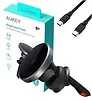 AUKEY Ładowarka samochodowa bezprzewodowa + kabel USB-C HD-MC13 Qi2 15W 3A