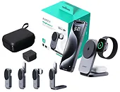 AUKEY Ładowarka bezprzewodowa LC-MC312 Slim 3w1 Qi2 15W MagSafe + ładowarka PD 30W + Etui