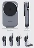 AUKEY Ładowarka bezprzewodowa LC-MC312 Slim 3w1 Qi2 15W MagSafe + ładowarka PD 30W + Etui