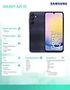 Samsung Smartfon GALAXY A25 5G 6/128 GB Czarny +1Y Care