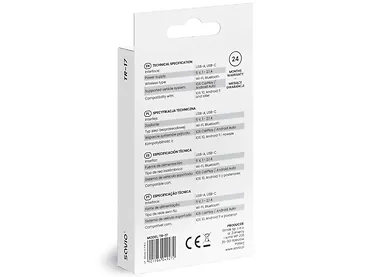 Bezprzewodowy adapter CarPlay & Android Auto SAVIO TR-17