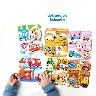CzuCzu Puzzle Pojazdy małe i duże