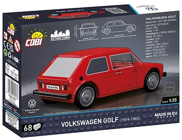 Cobi Klocki Klocki Volkswagen Golf 1974-1983 68 klocków