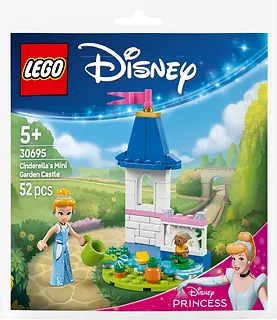 LEGO Klocki Disney Princess 30695 Miniaturowy zamek Kopciuszka z ogrodem