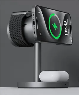 AUKEY LC-MC311A 3w1 15W Qi2 chłodząca ładowarka bezprzewodowa MagSafe + ładowarka PD 30W