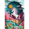 Trefl Puzzle 160 elementów 40-lecie Paper Art Jednorożec