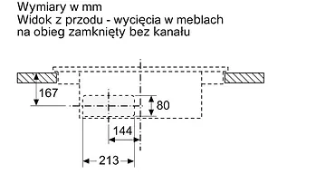 Bosch Płyta indukcyjna z wbudowanym wyciągiem PVS611B16E