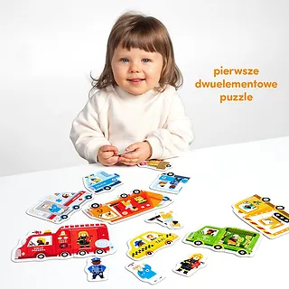 CzuCzu Układanka Puzzle do pary - Auta